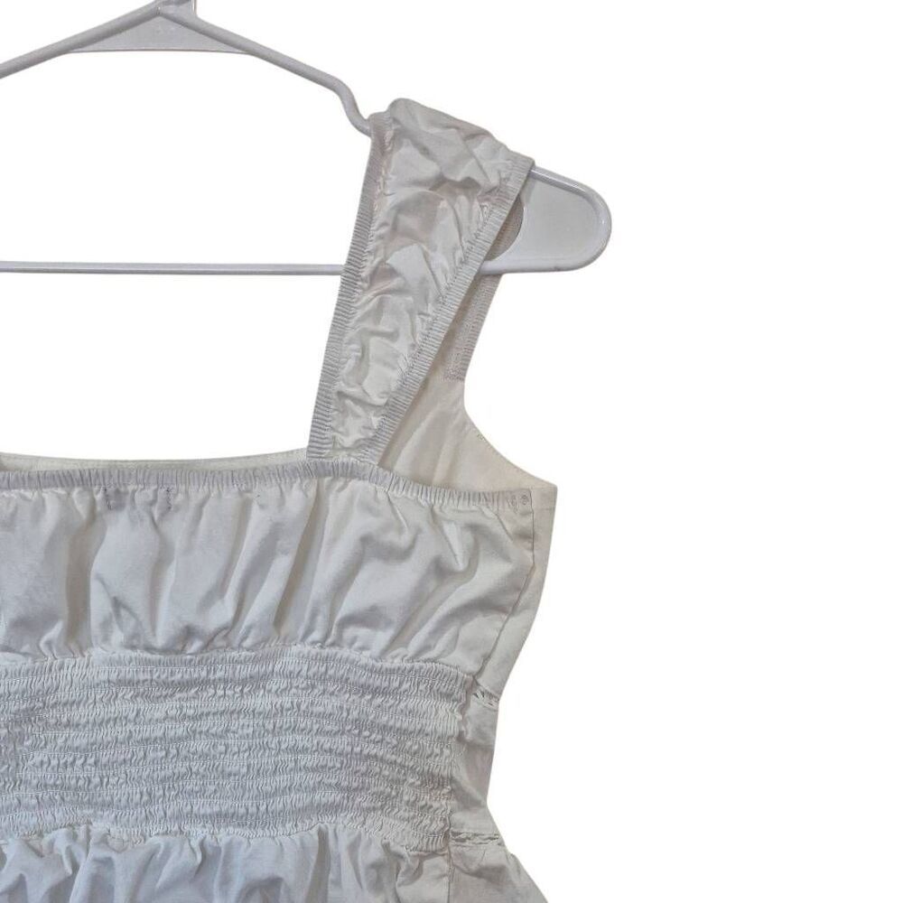 Wild Fable Women's White Cotton Spandex Peplum Top EUC sz XS - Picture 7 of 10